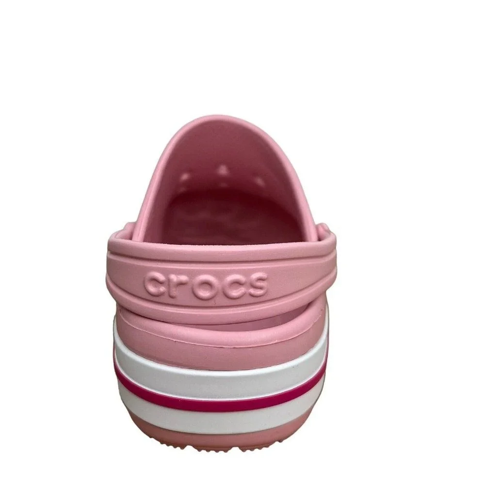 Crocs Bayaband Youth‎ Big Girls Slip-on Clogs Size 3 (J3) Light Pink Sandals